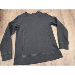 Duluth Trading Women's Solid Crewneck Sweatershirt Pullover Medium Front Pockets